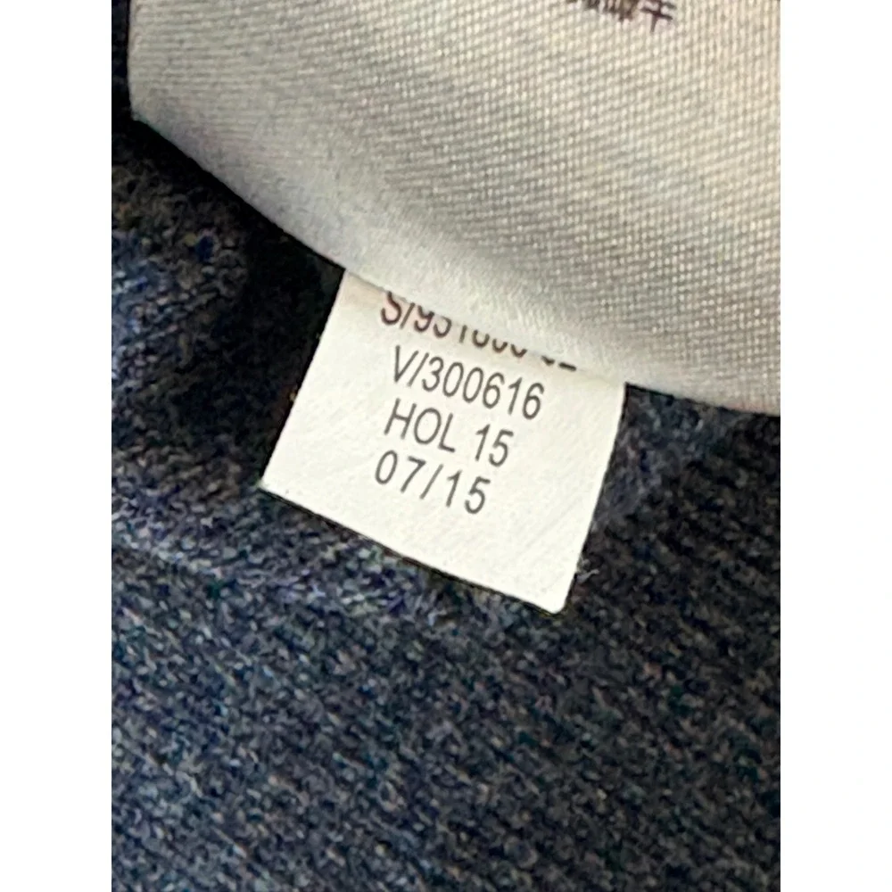 Banana Republic Mens XL Blue Marl V-Neck Cotton Blend Knit Sweater 715516 HOL 15